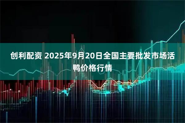 创利配资 2025年9月20日全国主要批发市场活鸭价格行情